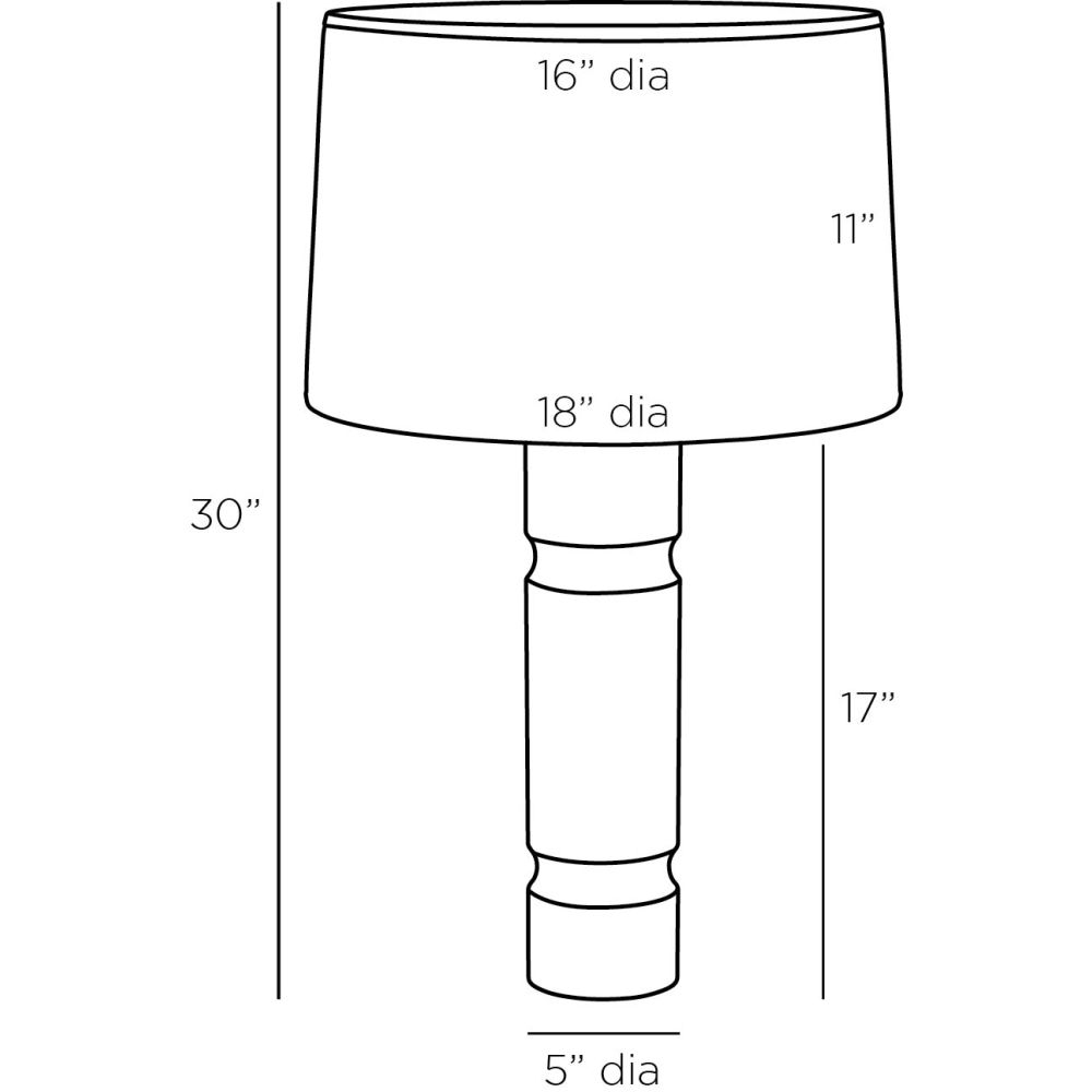 Bowie Lamp - Black