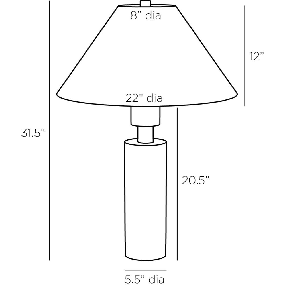 Sophia Lamp - Black