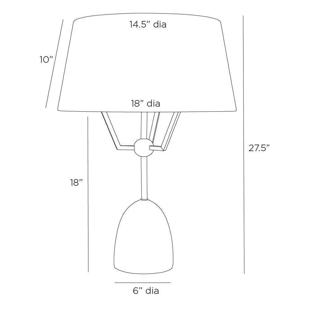 Varga Lamp - Black