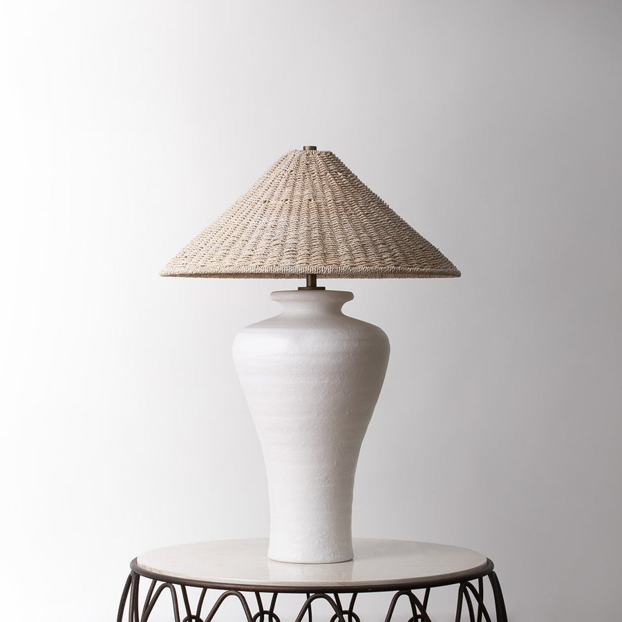 Pezante Table Lamp-Troy Lighting-TROY-PTL1029-PBR/CLW-Table Lamps-1-France and Son