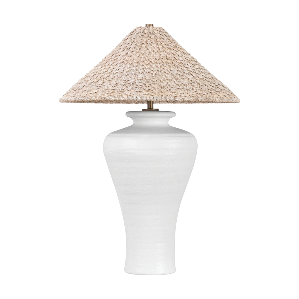 Pezante Table Lamp-Troy Lighting-TROY-PTL1029-PBR/CLW-Table Lamps-2-France and Son