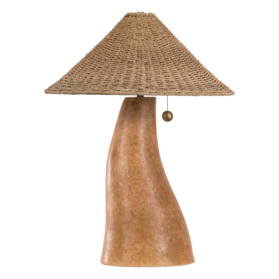 Seyla Table Lamp-Troy Lighting-TROY-PTL1128-PBR/CAT-Table Lamps-1-France and Son