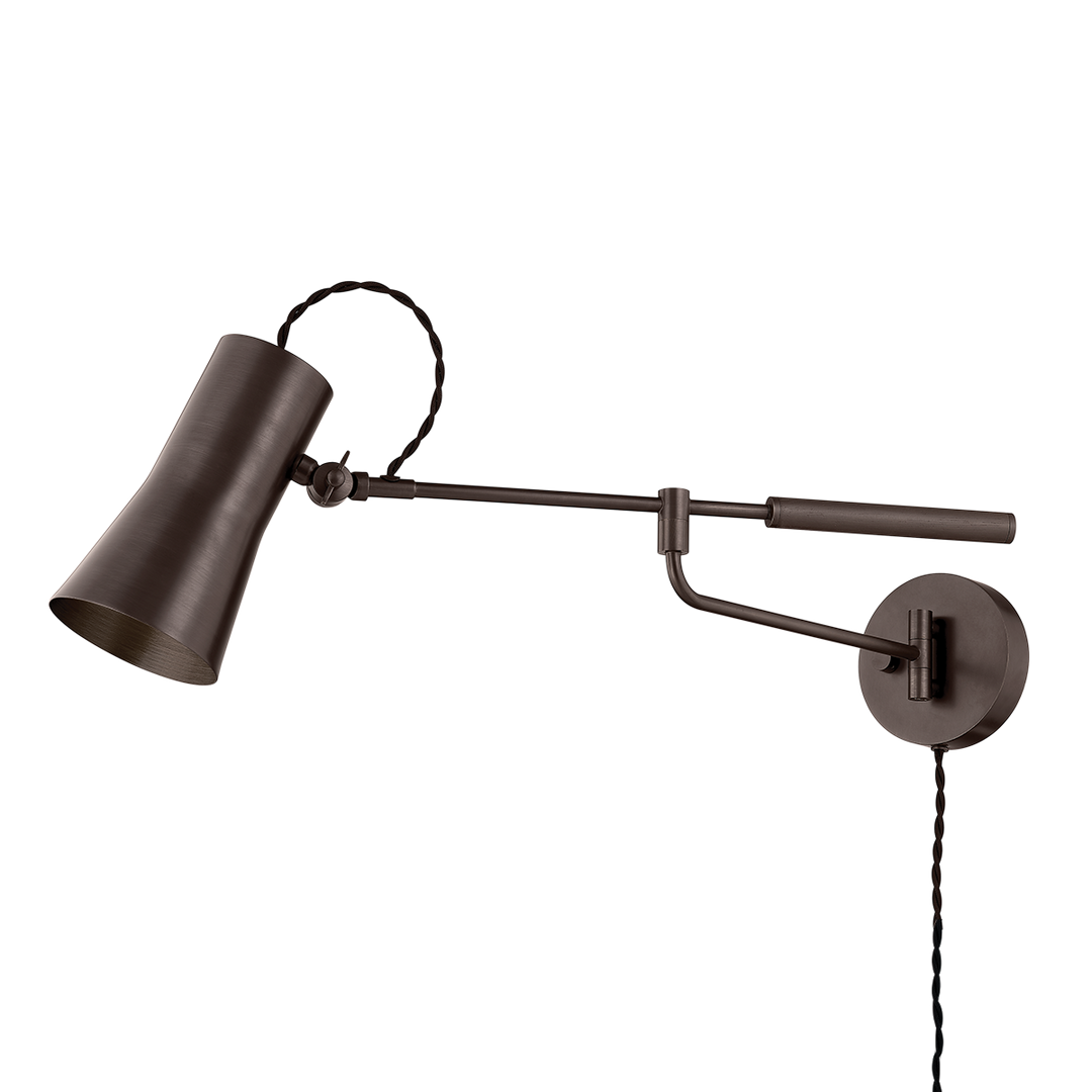 Novel Plug-In Sconce - Bronze