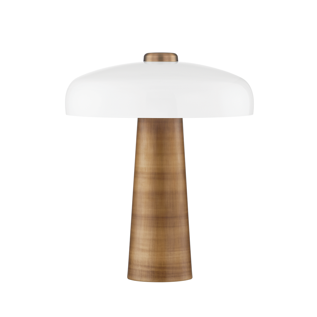 Lush Table Lamp - Patina Brass