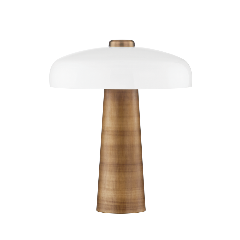 Table Lamps Lush Table Lamp - Patina Brass