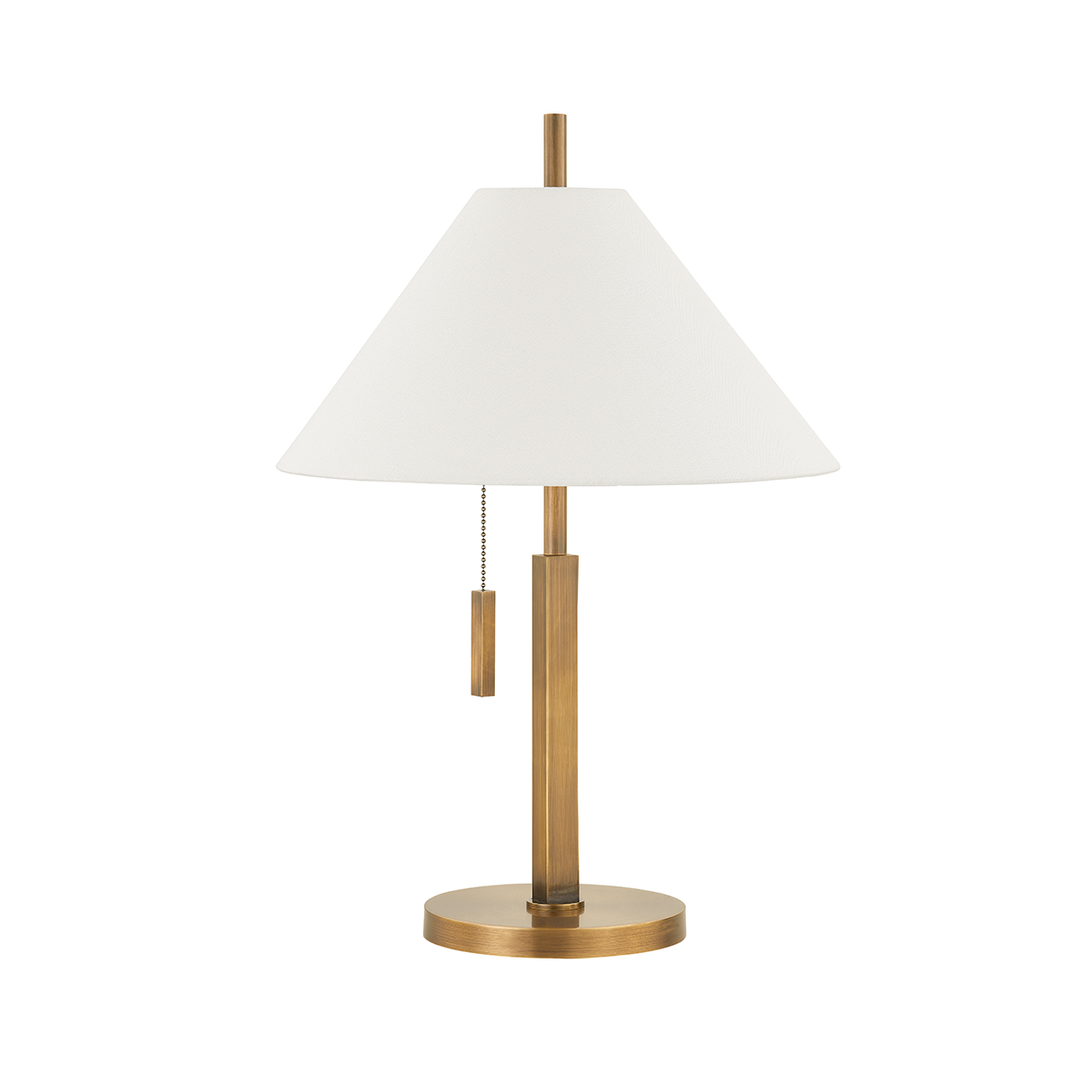 Clic Table Lamp - Patina Brass