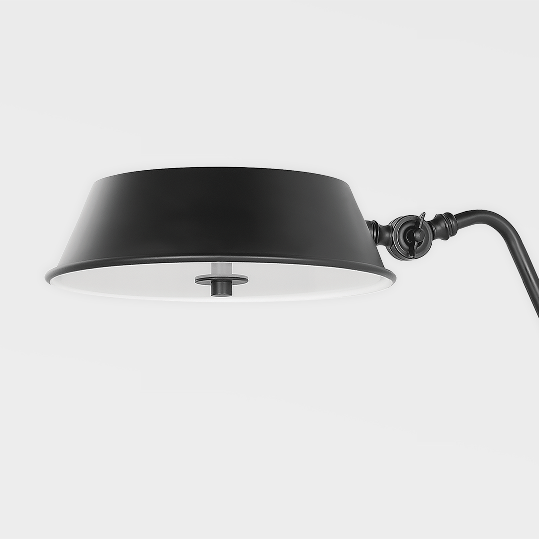 Justin Plug-In Sconce - Soft Black