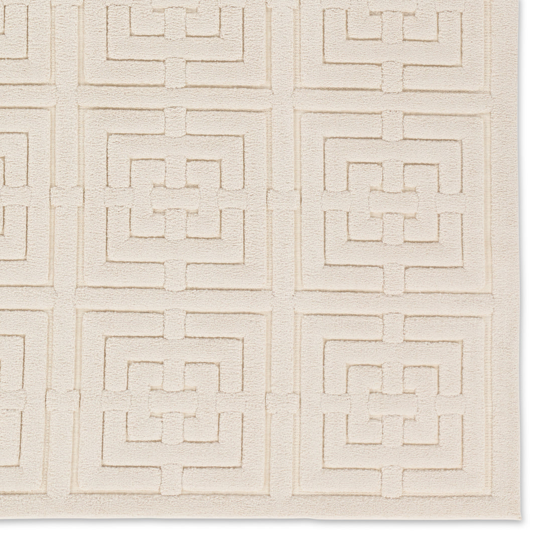 Jaipur Living Marvelle Geometric Cream Area Rug (3'11"X5'11")