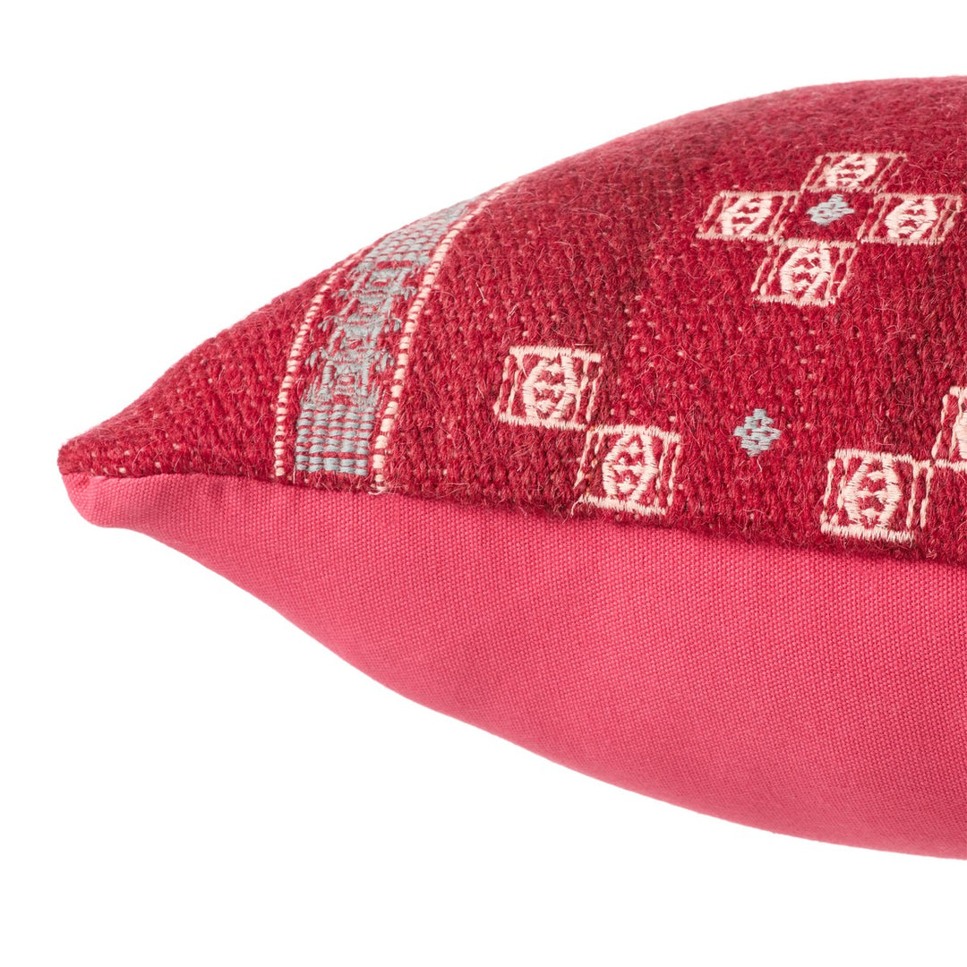 Jaipur Living Katara Tribal Red/ Gray Poly Fill Pillow (13"X48" Lumbar)