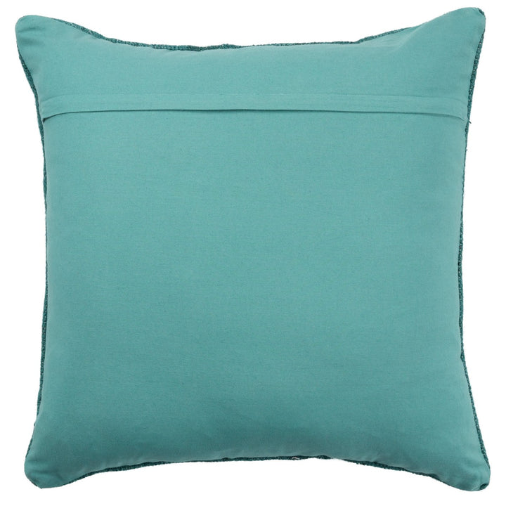 Jaipur Living Zaida Tribal Teal/ Terracotta Pillow Cover (24" Square)