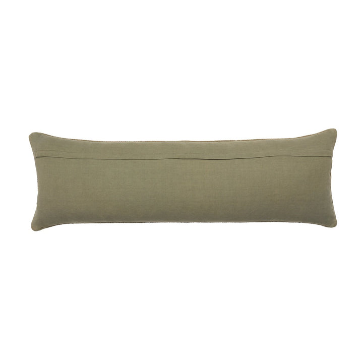 Jaipur Living Tarik Medallion Olive Green/ Cream Poly Fill Pillow (13"X40" Lumbar)