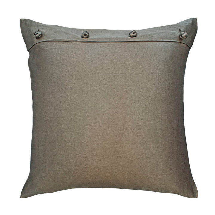 Charmeuse Pillow With French Knots-Ann Gish-ANNGISH-PWCH2020-MET-PillowsMetal-4-France and Son