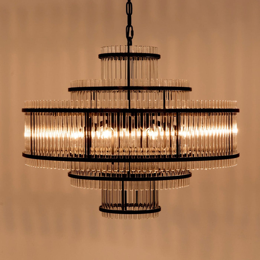 Rowan Chandelier-Noir-NOIR-PZ031MTB-Chandeliers-1-France and Son