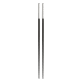 Pair of Japanese Chopsticks Jardin d'Eden Silver Plated Decorative Object