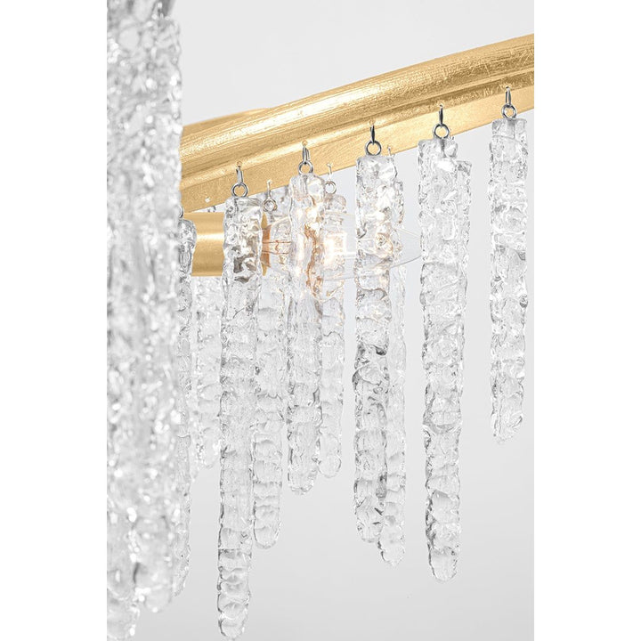 Pandora Chandelier - Gold Leaf 5 Lights