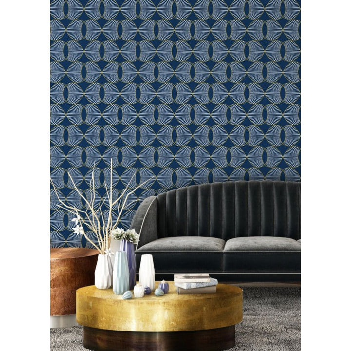 Paume Wallpaper-Mitchell Black-MITCHB-WCJT18-BS-PM-10-Wall DecorPatterns Blush-Premium Matte Paper-8-France and Son