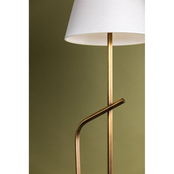 Pearce Floor Lamp - Patina Brass