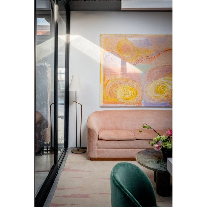 Pearce Floor Lamp - Patina Brass