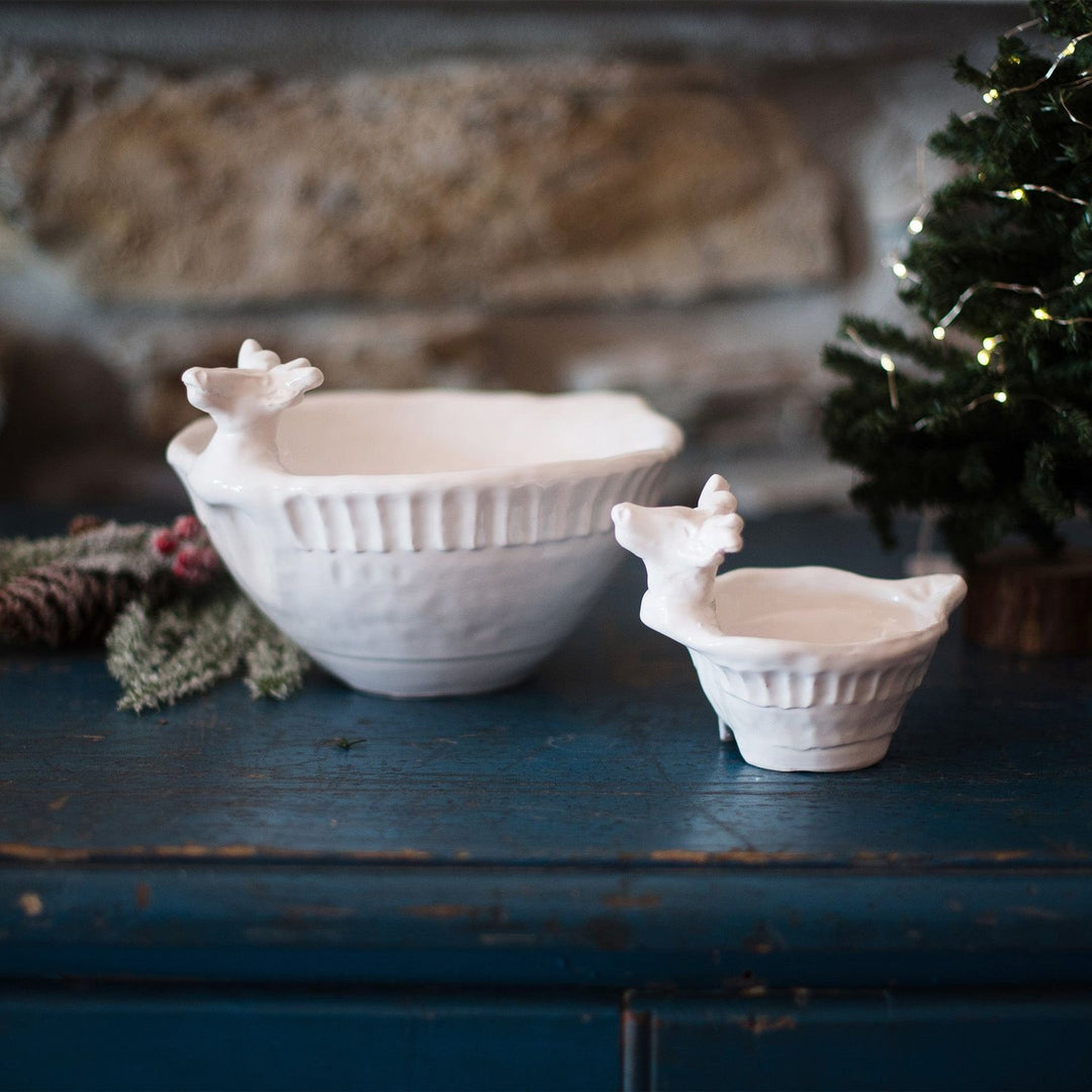 Pietra Natale Figural Deer Bowl