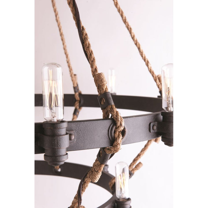 Chandeliers Pike Place Chandelier - Shipyard Bronze