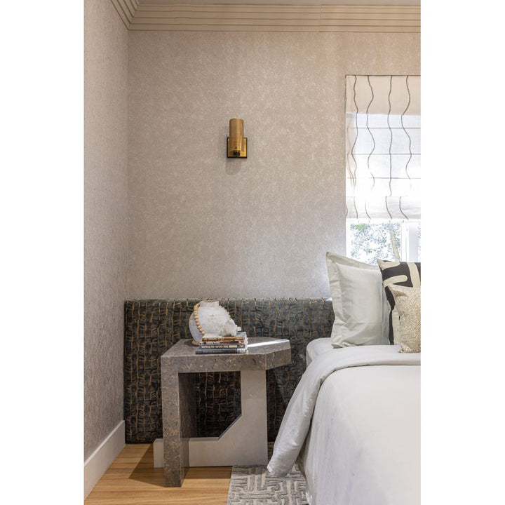 Wall Lighting Pilsen Wall Sconce - Modern Bronze And Aged Brass