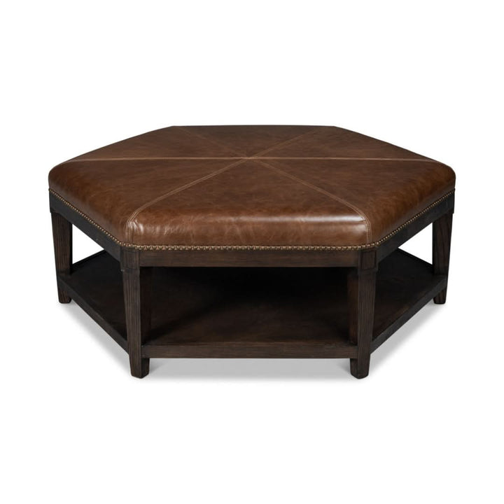 Bertram Ottoman Leather