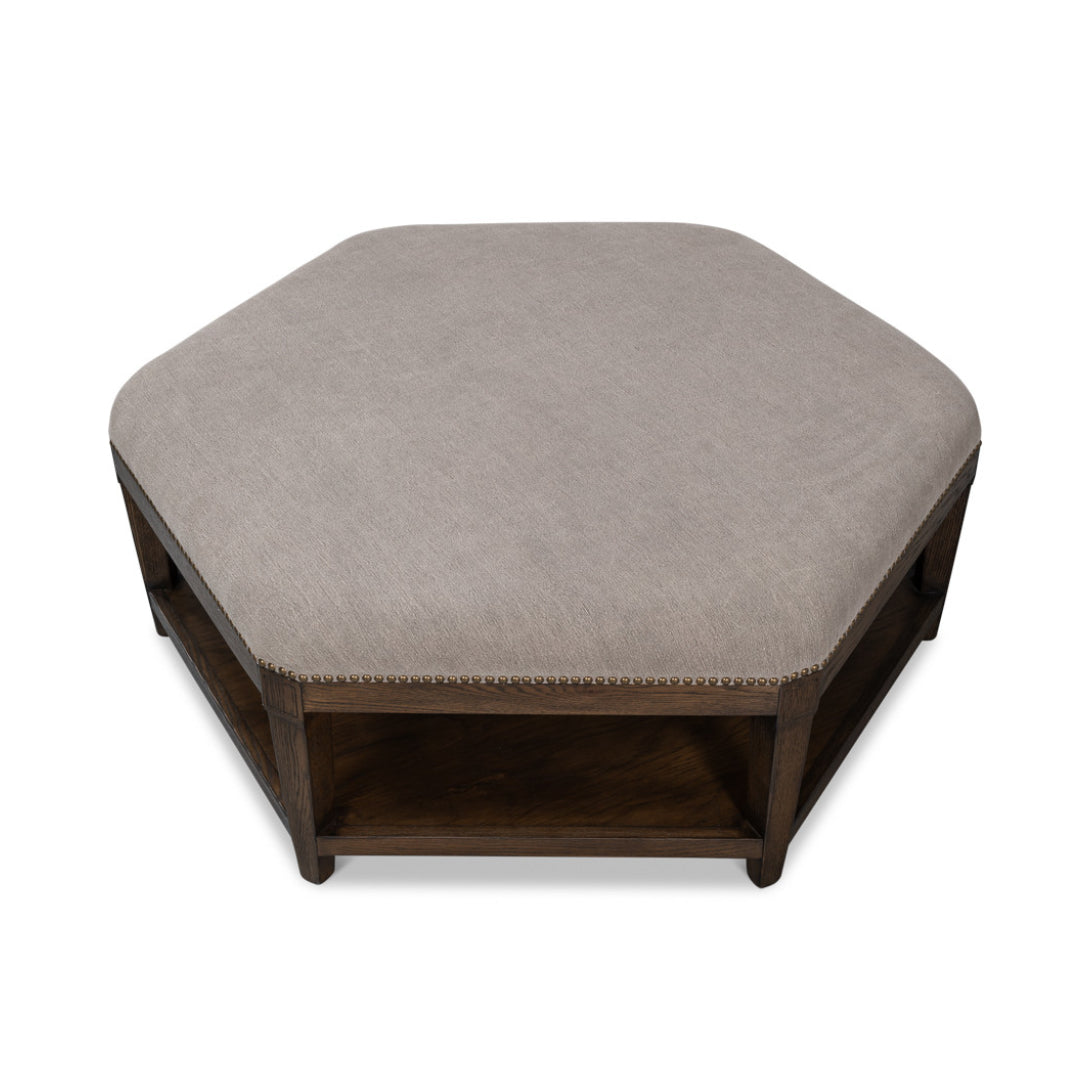 Bertram Ottoman Leather