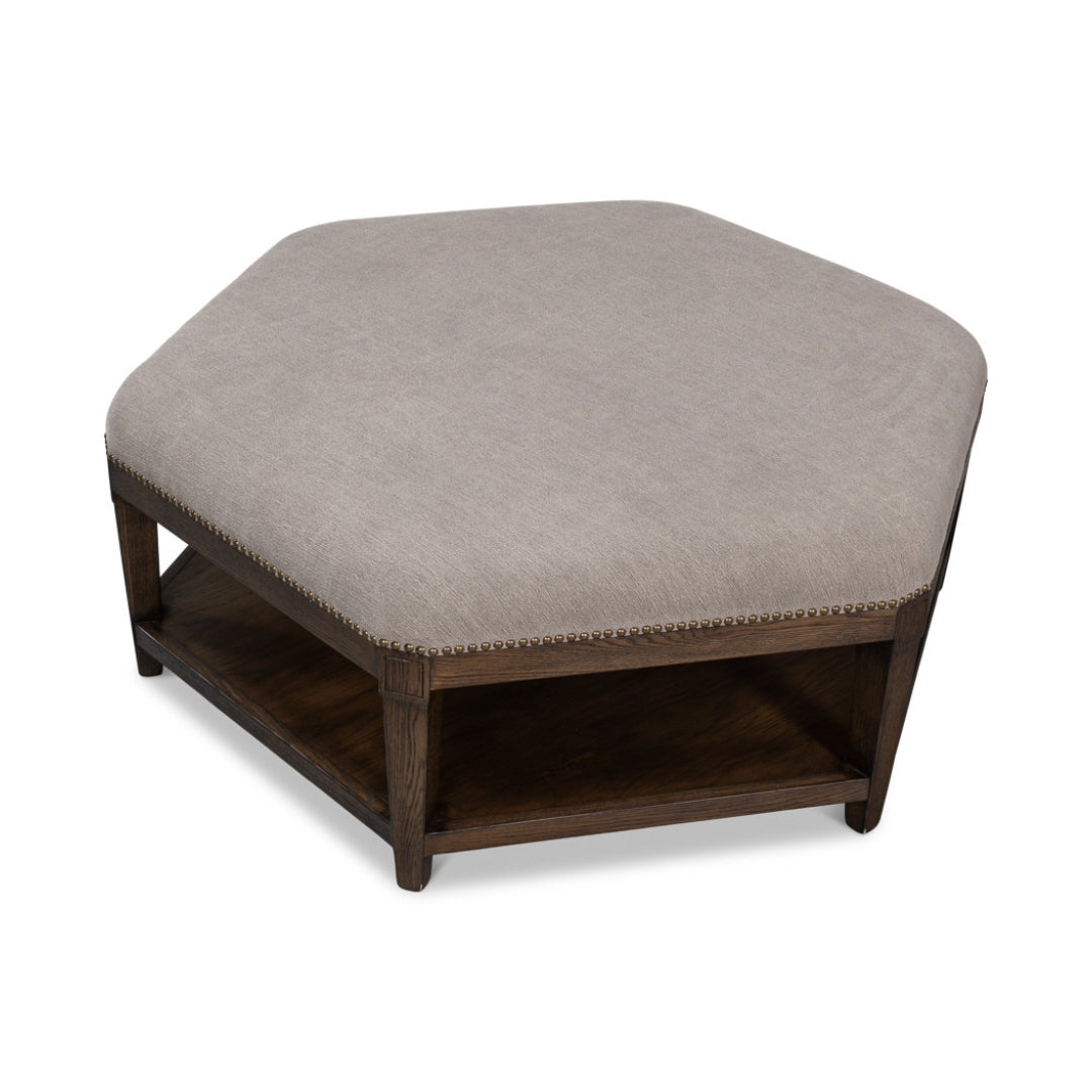 Bertram Ottoman Leather