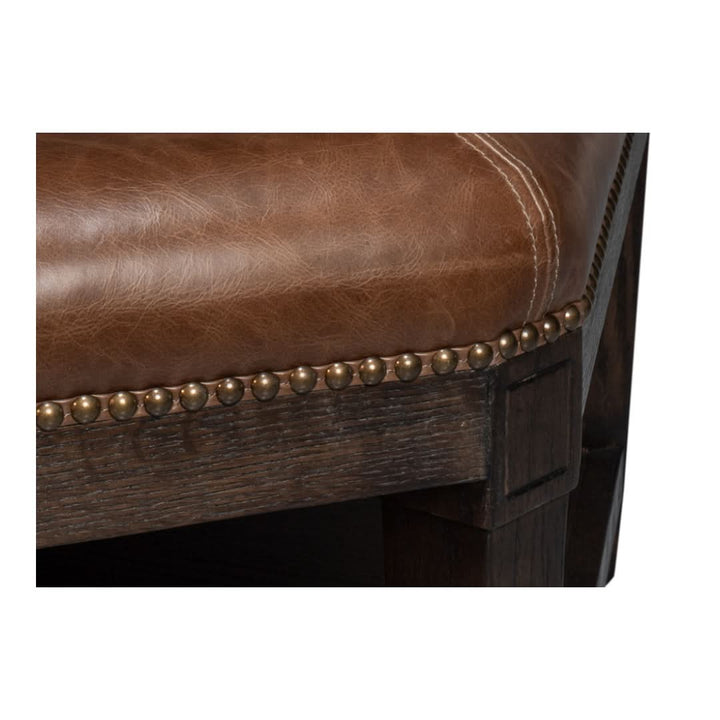 Bertram Ottoman Leather