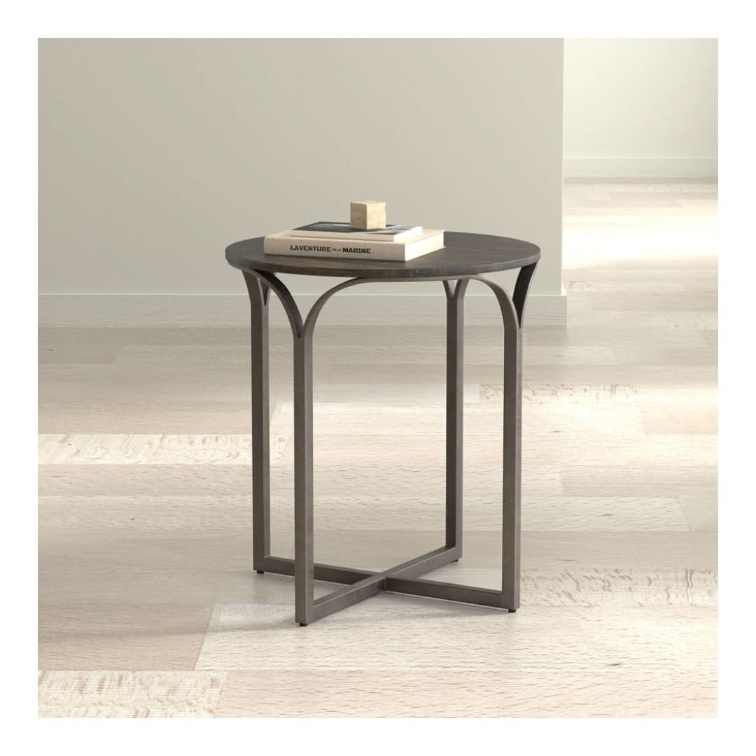 Jeromy Iron End Table