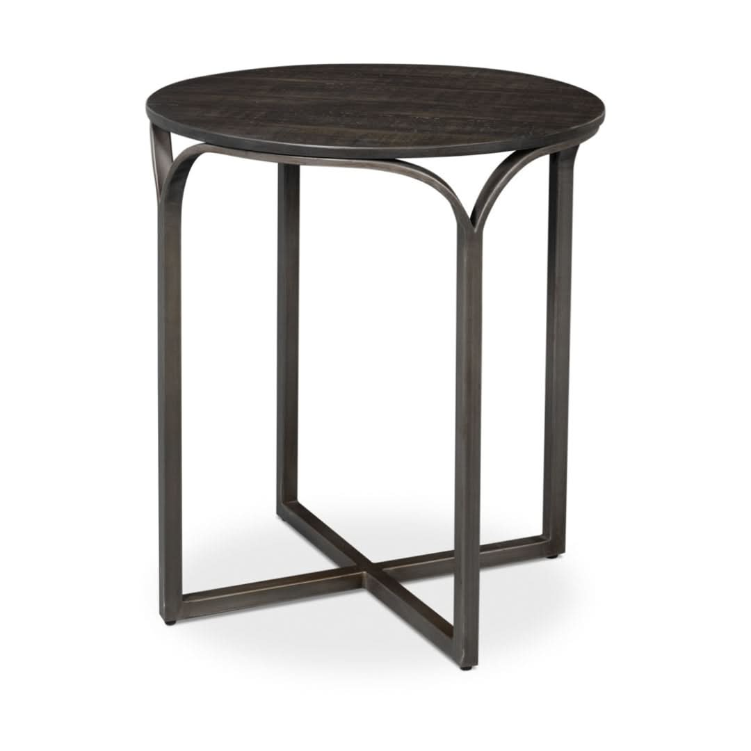 Jeromy Iron End Table