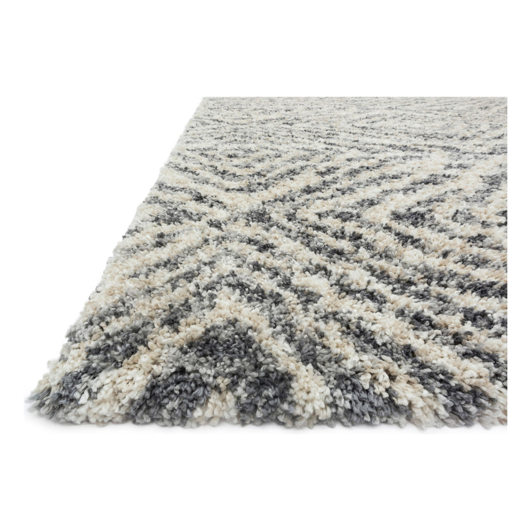 Loloi Quincy Graphite / Sand 2'-3" x 8'-0" Runner Rug