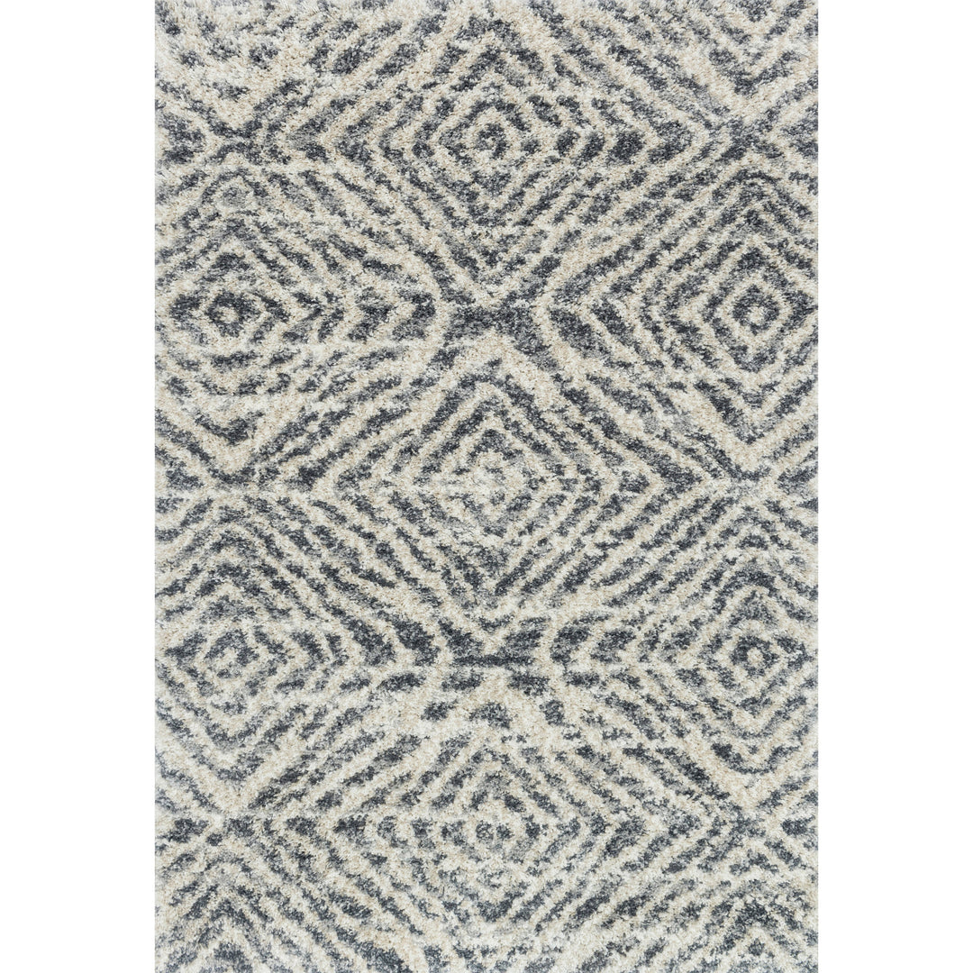 Loloi Quincy Graphite / Sand 2'-3" x 12' Runner Rug