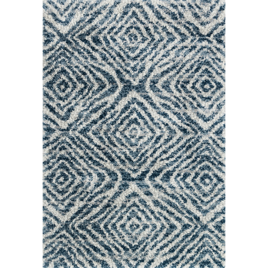 Loloi Quincy Ocean / Pebble 3'-3" x 6' Accent Rug