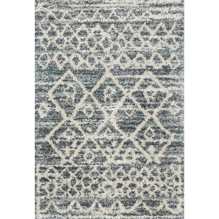 Loloi Quincy Graphite / Beige 3'-3" x 6' Accent Rug