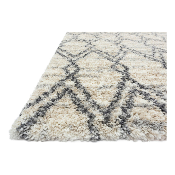 Loloi Quincy Sand / Graphite 3'-3" x 6' Accent Rug