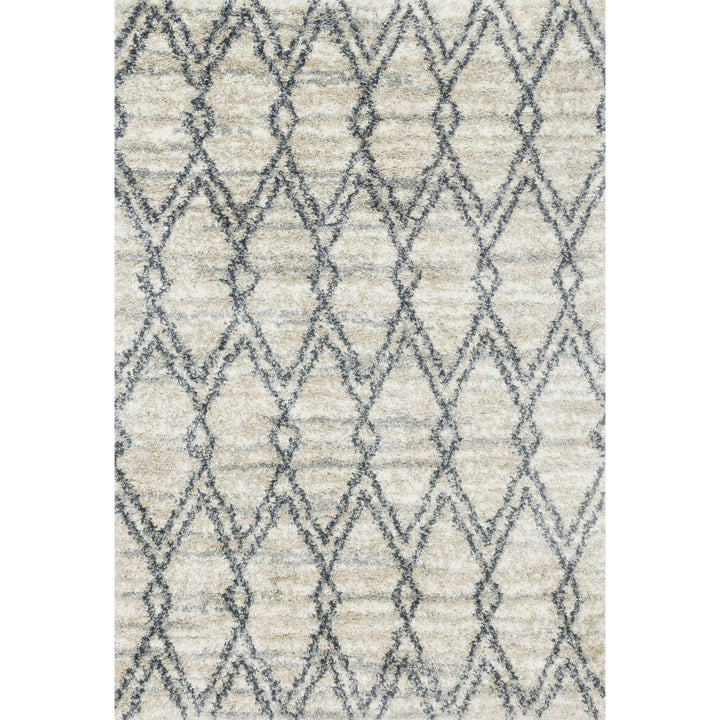 Loloi Quincy Sand / Graphite 2'-3" x 12' Runner Rug