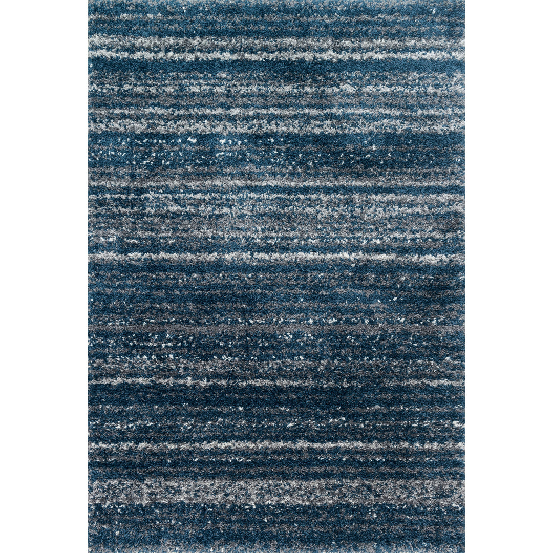 Loloi Quincy Navy / Pewter 18" x 18" Sample Rug