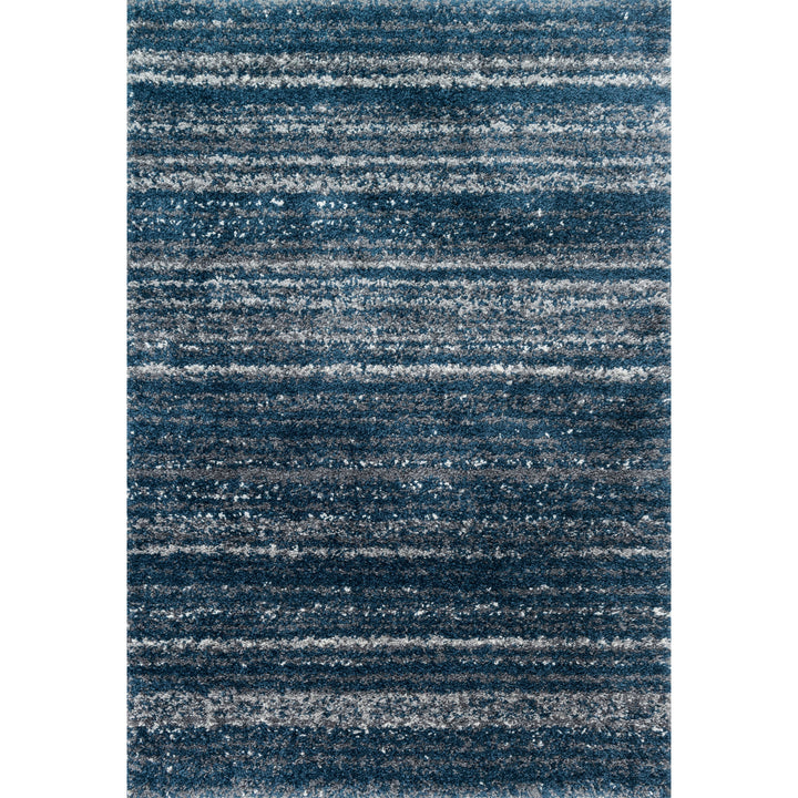 Loloi Quincy Navy / Pewter 18" x 18" Sample Rug