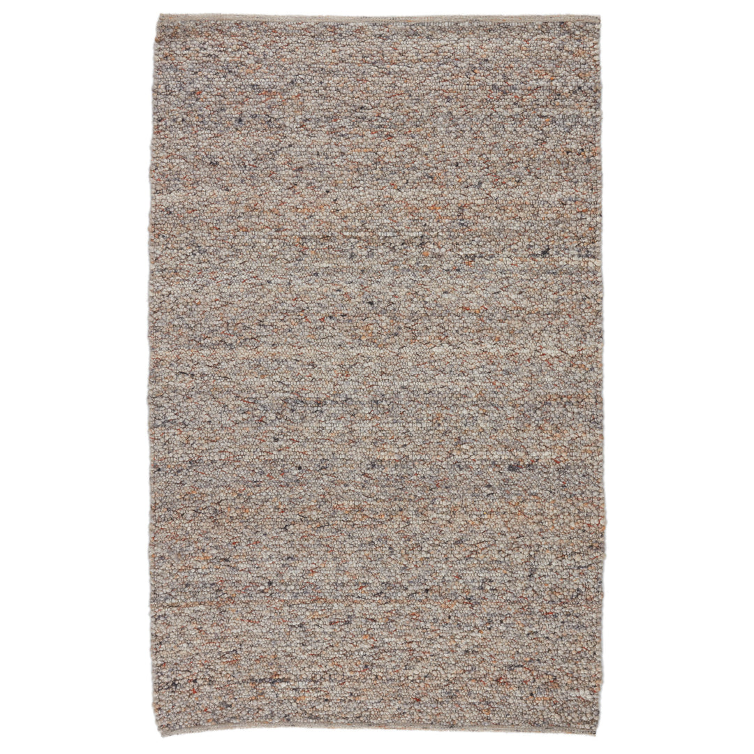 Jaipur Living Hadren Handmade Solid Light Gray/ Tan Area Rug (9'X12')