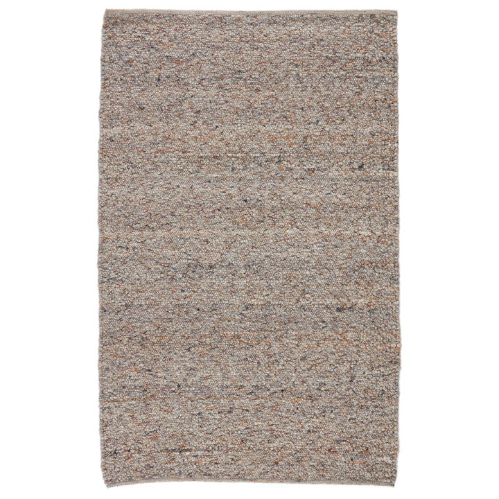 Jaipur Living Hadren Handmade Solid Light Gray/ Tan Area Rug (9'X12')