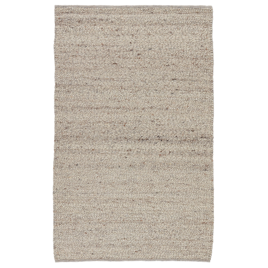 Jaipur Living Hadren Handmade Solid Cream/ Gray Area Rug (5'X8')