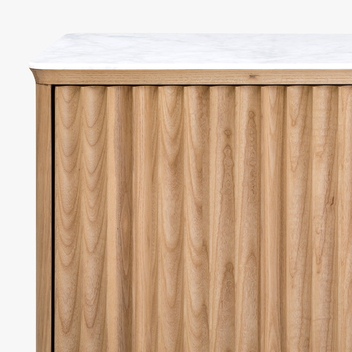 Co.House Olive Reeded Sideboard
