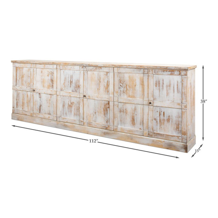 Luciana 6 Wood Dr Buffet 112"