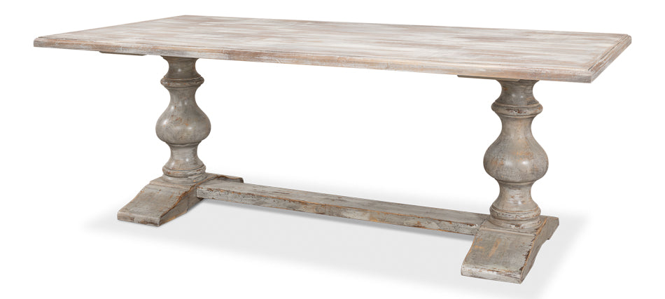 Lionisio Trestle Dining Table 84"