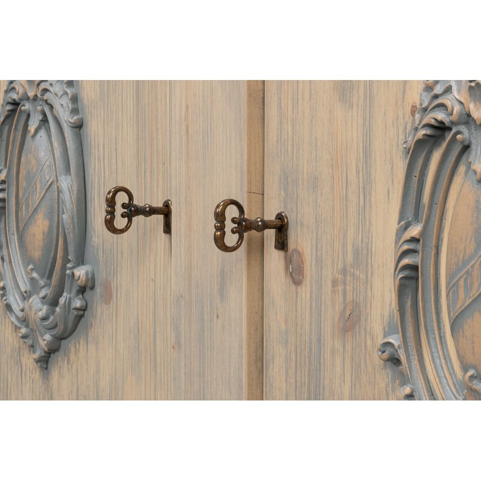 Crested Wall Cabinet