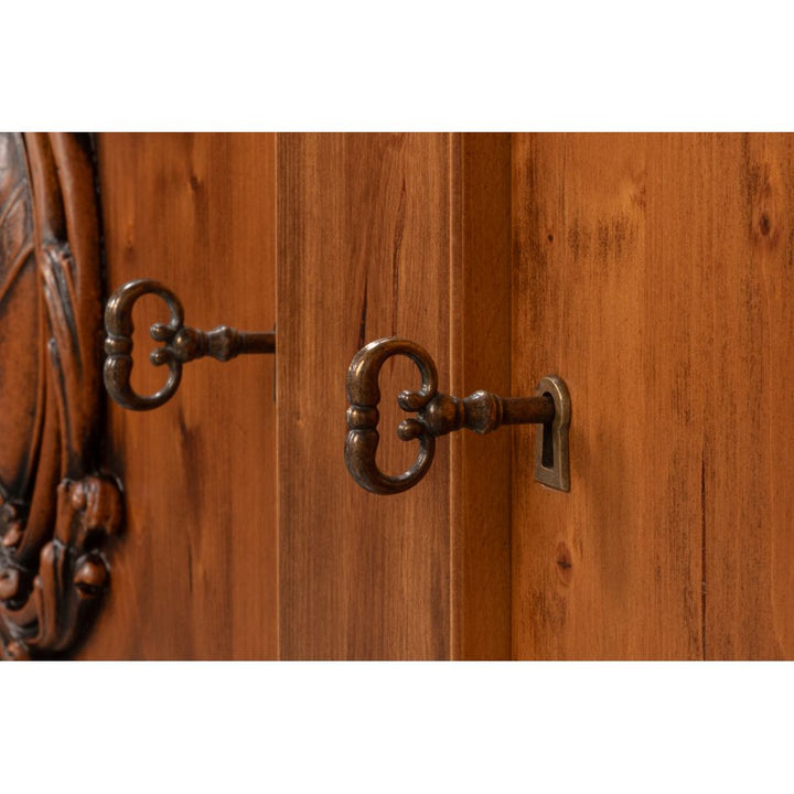 Crested Wall Cabinet