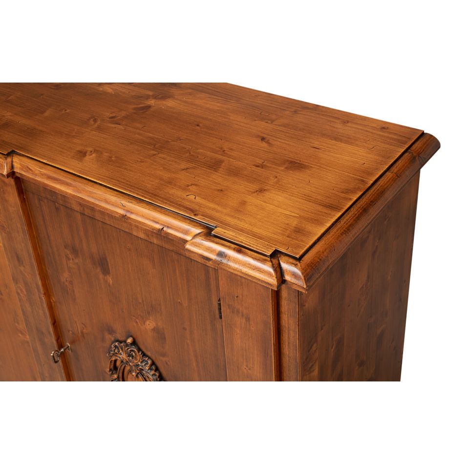 Crested Wall Cabinet