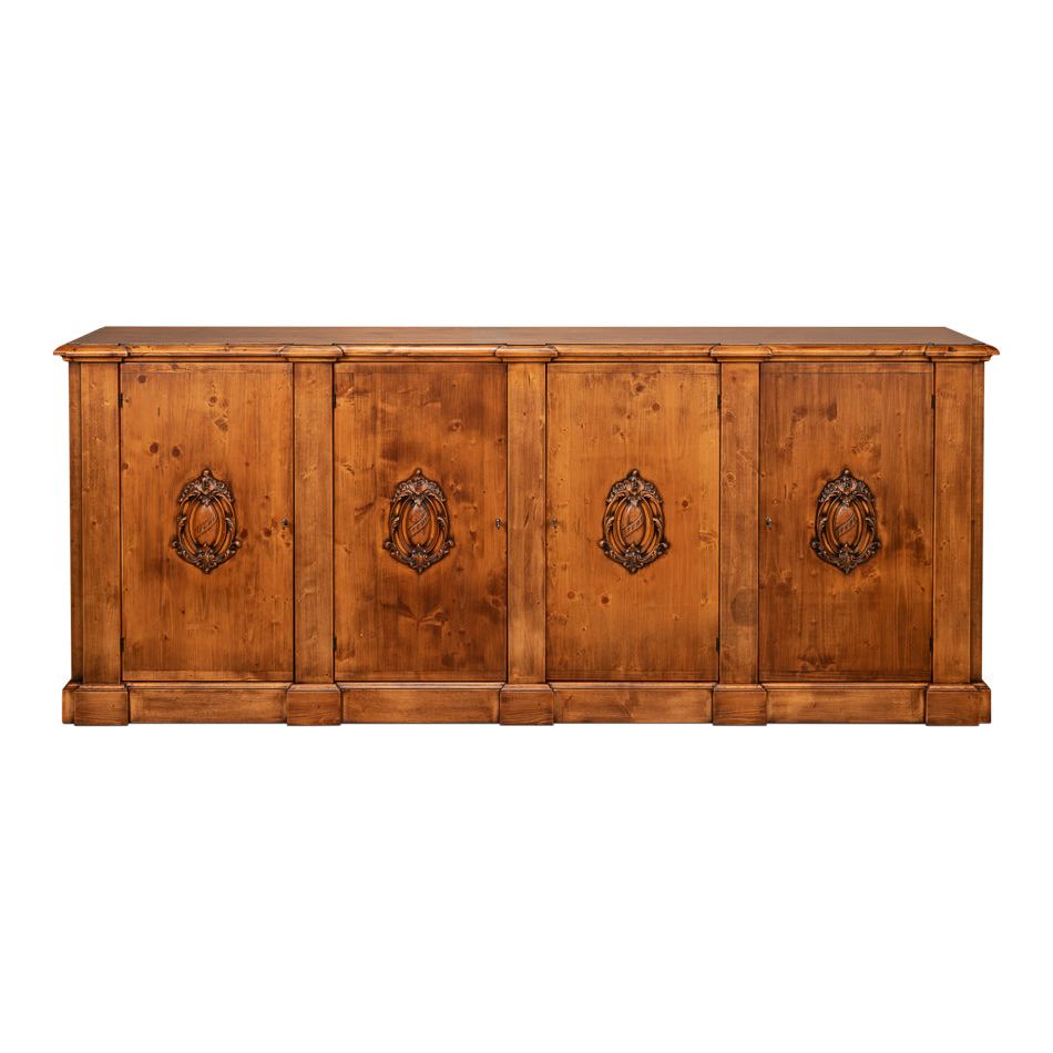 Sideboards & Credenzas Crested Wall Cabinet
