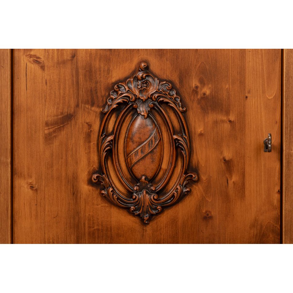 Crested Wall Cabinet